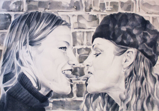 approx. 2000-13 - ink and marker on paper - 130 x 190 cm