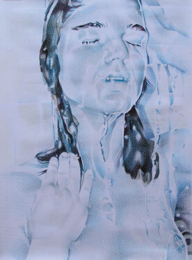 2004/11 - ink and marker on paper - 104 x 74 cm