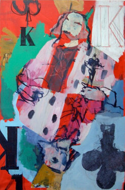 2009 - acrylic and charcoal on canvas 120 x 80 cm