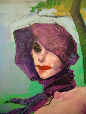 2007 - acrylic and charcoal on canvas 240 x 240 cm