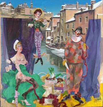 2006 - acrylic and charcoal on canvas - 210 x 200 cm
