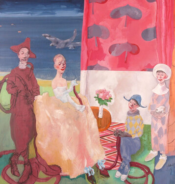 2005 - acrylic and charcoal on canvas  210 x 200 cm