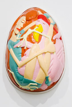 2010 - painted basswood - h 100 cm