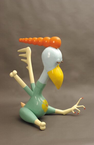 2001 - painted basswood - edition 3 - h 95 cm