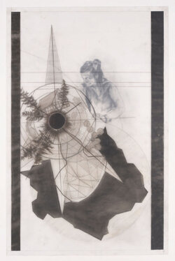 2017 - graphite on polyesterfiilm - 135 x 90 cm