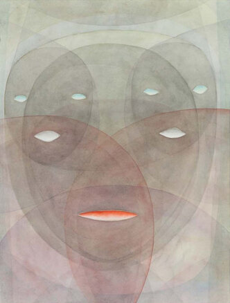 2013 - watercolor on paper - 340 x 30 cm