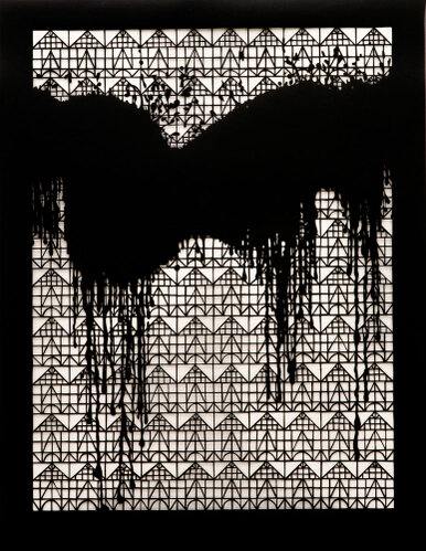 2013 - paper cut - 92 x 72 cm
